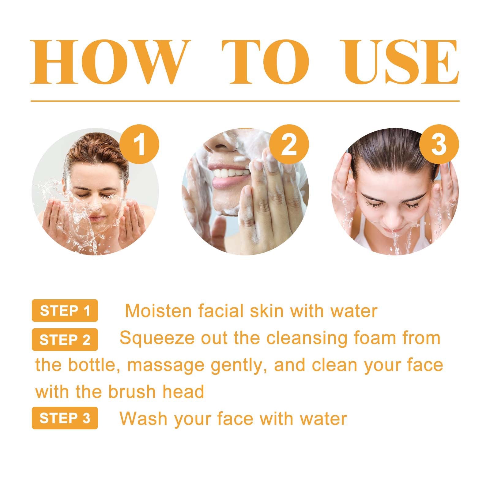 Turmeric Brightening Facial Cleanser – Oil Control, Dark Spot Care & Gentle Exfoliation