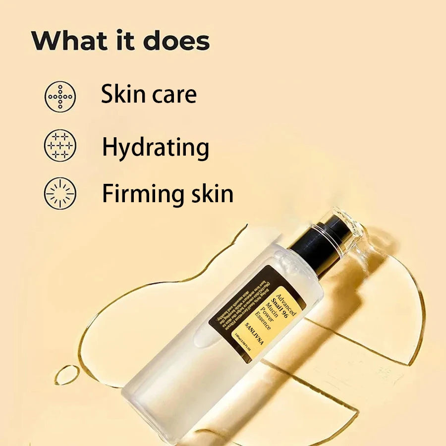 Snail Mucin 96% Repair Essence – Korean Hydrating & Firming Facial Serum