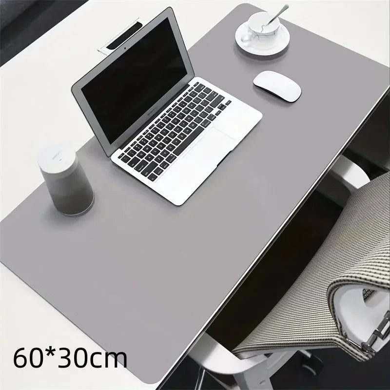 PU Leather Desk Mat – Waterproof & Non-Slip Office Desk Protector (60×30 cm)