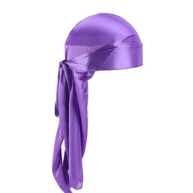 nisex Silky Long Tail Durag , Premium Headwrap for Waves, Style & Protection