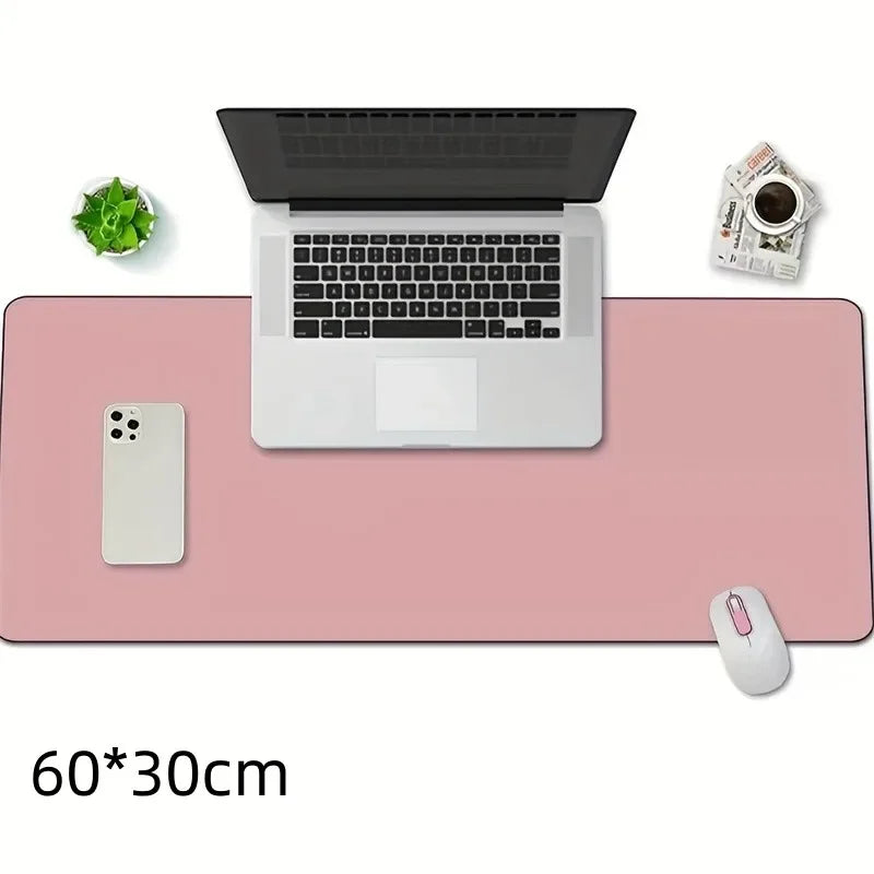 PU Leather Desk Mat – Waterproof & Non-Slip Office Desk Protector (60×30 cm)