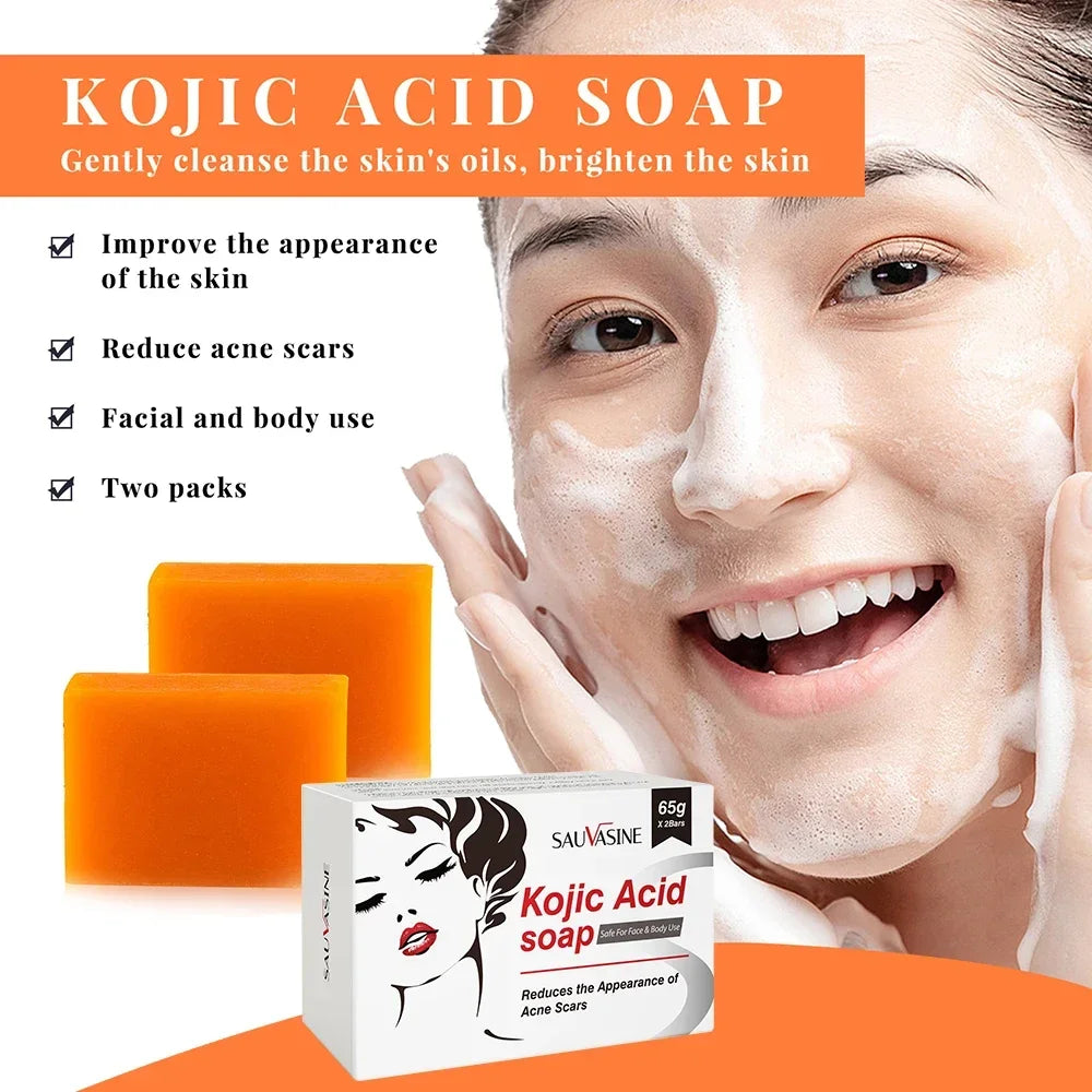 Handmade Kojic Acid Soap – Gentle Brightening & Exfoliating Face & Body Cleanser