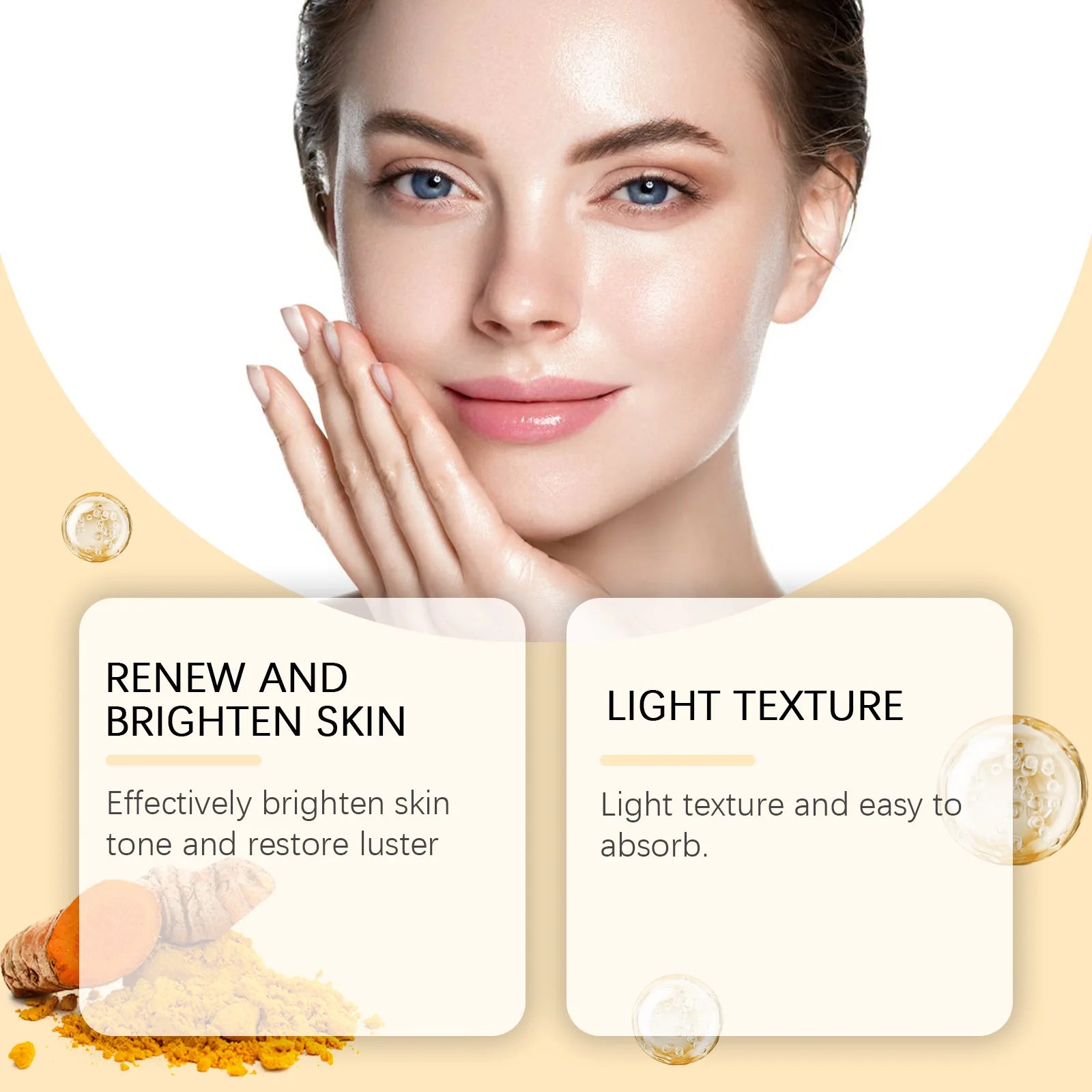 Turmeric Cleanser –,Dark Spot Remover & Oil Control Pads