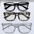 3-Pack Lightweight Blue Light Glasses – Minimalist Square Frame