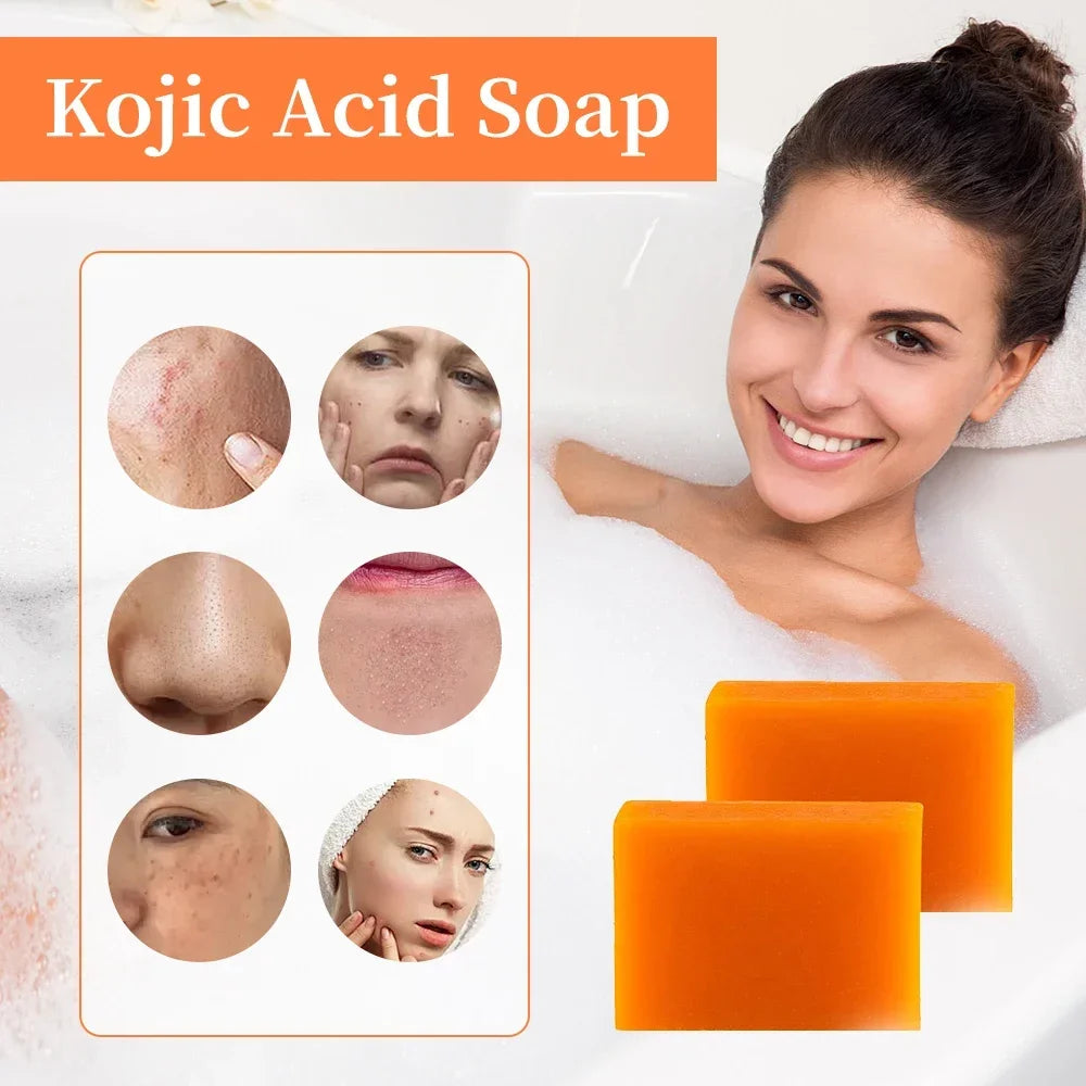Handmade Kojic Acid Soap – Gentle Brightening & Exfoliating Face & Body Cleanser