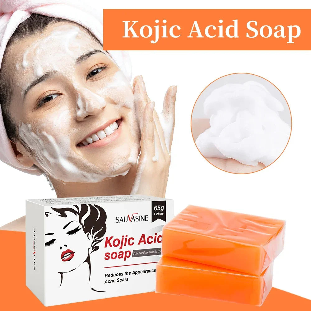 Handmade Kojic Acid Soap – Gentle Brightening & Exfoliating Face & Body Cleanser