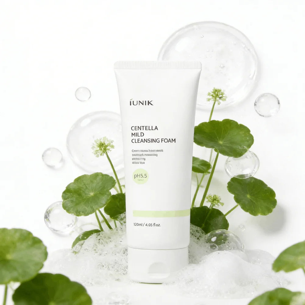 IUNIK Beta‑Glucan Hydrating Skincare Set – Centella Cleanser, Moisturizing Gel & Propolis Eye Cream