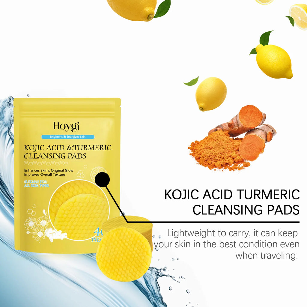 Turmeric Cleanser –,Dark Spot Remover & Oil Control Pads
