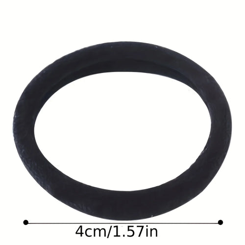 50/100 pcs Elastic Hair Bands – Strong & No-Damage Hair Ties (Black)