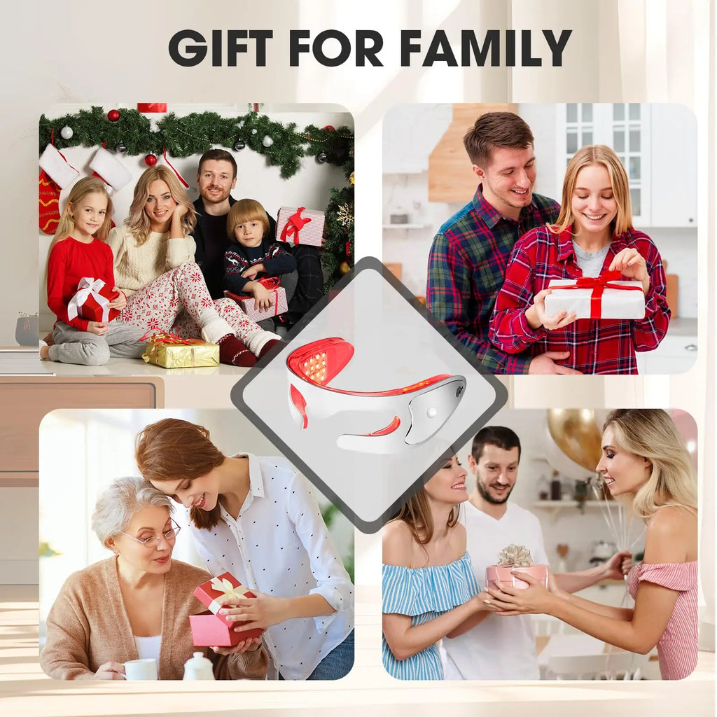 LED Eye Care Massager – Red Light Therapy & Gentle Vibration for Eye Area Care