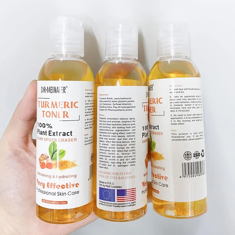Turmeric Vitamin C Toner 118ml ,Brightening & Moisturizing Face Essence