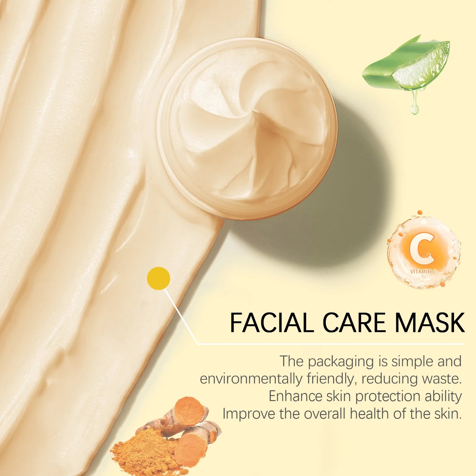 Turmeric Brightening Facial Cleanser – Oil Control, Dark Spot Care & Gentle Exfoliation