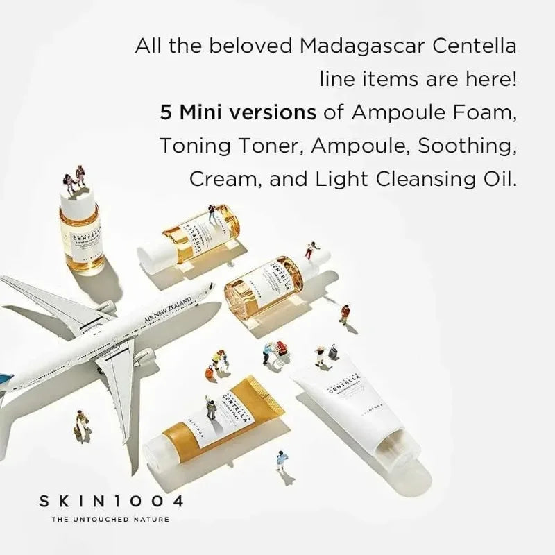 SKIN1004 Madagascar Centella Travel Kit – Calming & Hydrating Skincare Set for Sensitive Skin