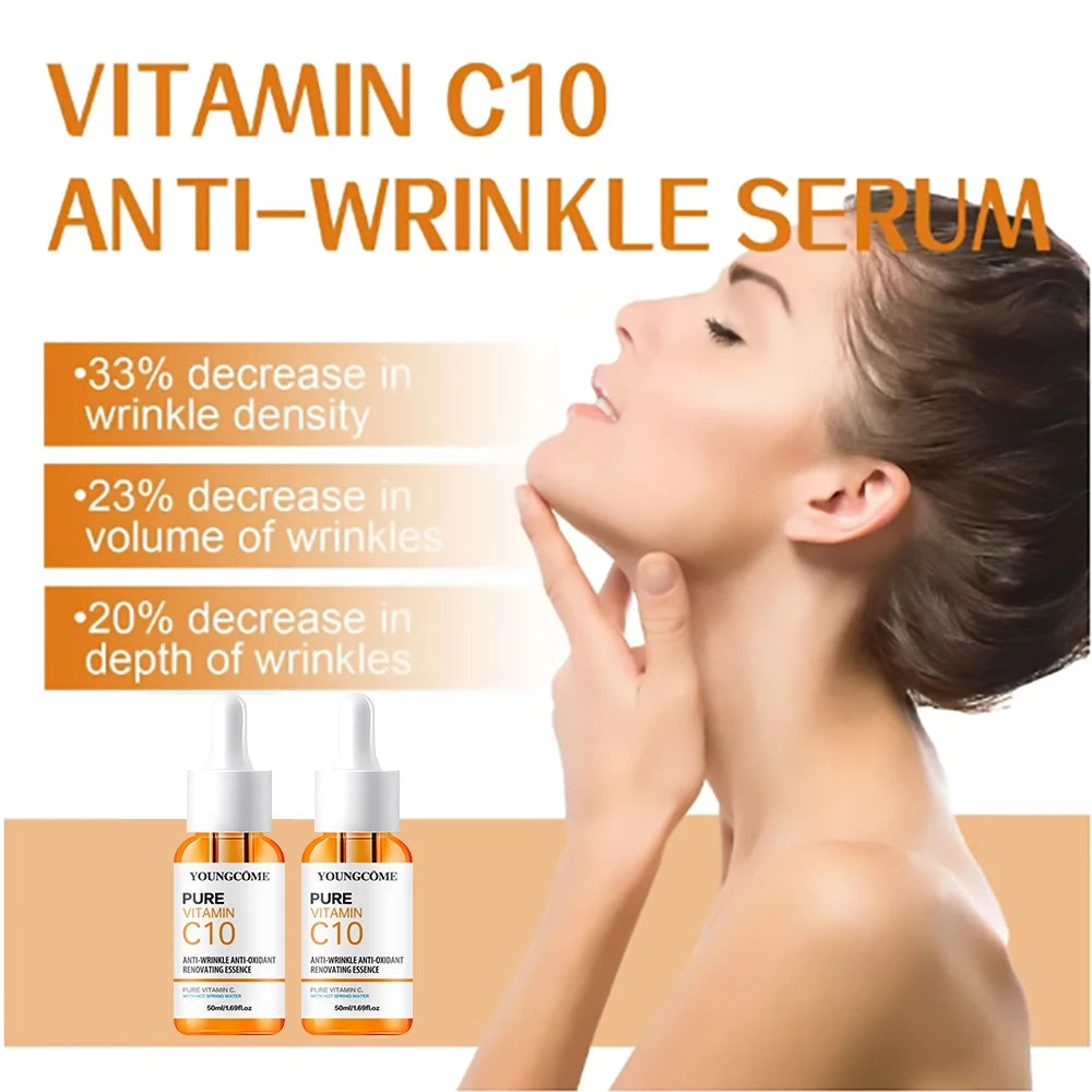 Vitamin C Brightening Serum with Hyaluronic Acid – Glow Boost, Dark Spot Corrector & Anti-Aging Care