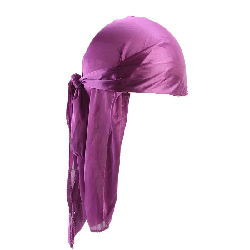 nisex Silky Long Tail Durag , Premium Headwrap for Waves, Style & Protection