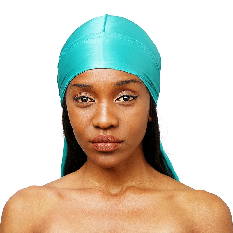 nisex Silky Long Tail Durag , Premium Headwrap for Waves, Style & Protection