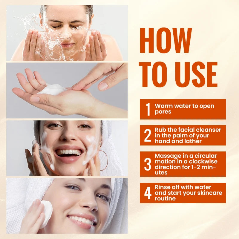 Natural Vitamin C Cleanser , Deep Clean, Brighten & Refresh (150 ml / 300 ml)