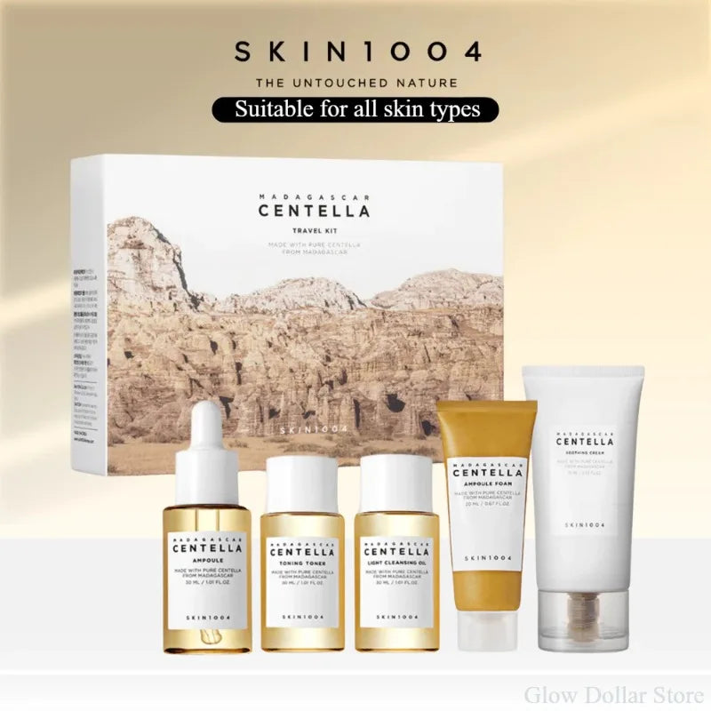SKIN1004 Madagascar Centella Travel Kit – Calming & Hydrating Skincare Set for Sensitive Skin