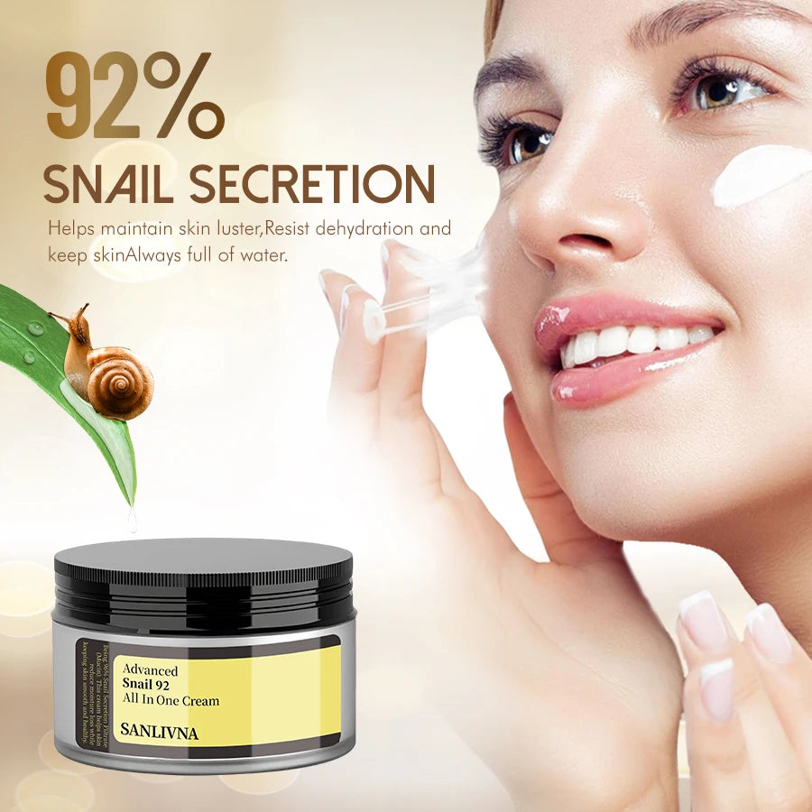 Advanced Snail Mucin 92% Repair Cream – Deep Hydration & Anti-Aging Skin Barrier Care