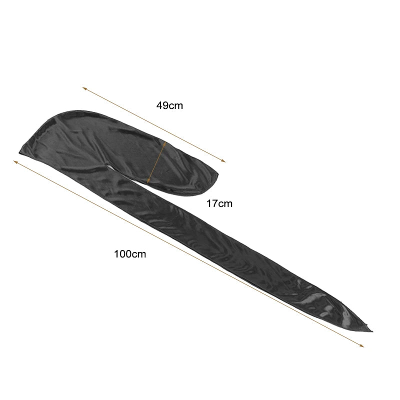 nisex Silky Long Tail Durag , Premium Headwrap for Waves, Style & Protection