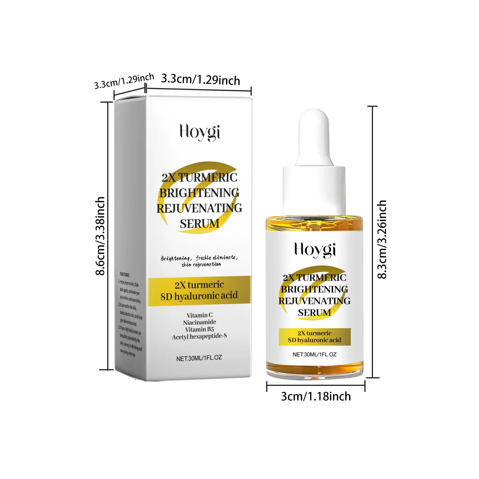 Turmeric Cleanser –,Dark Spot Remover & Oil Control Pads