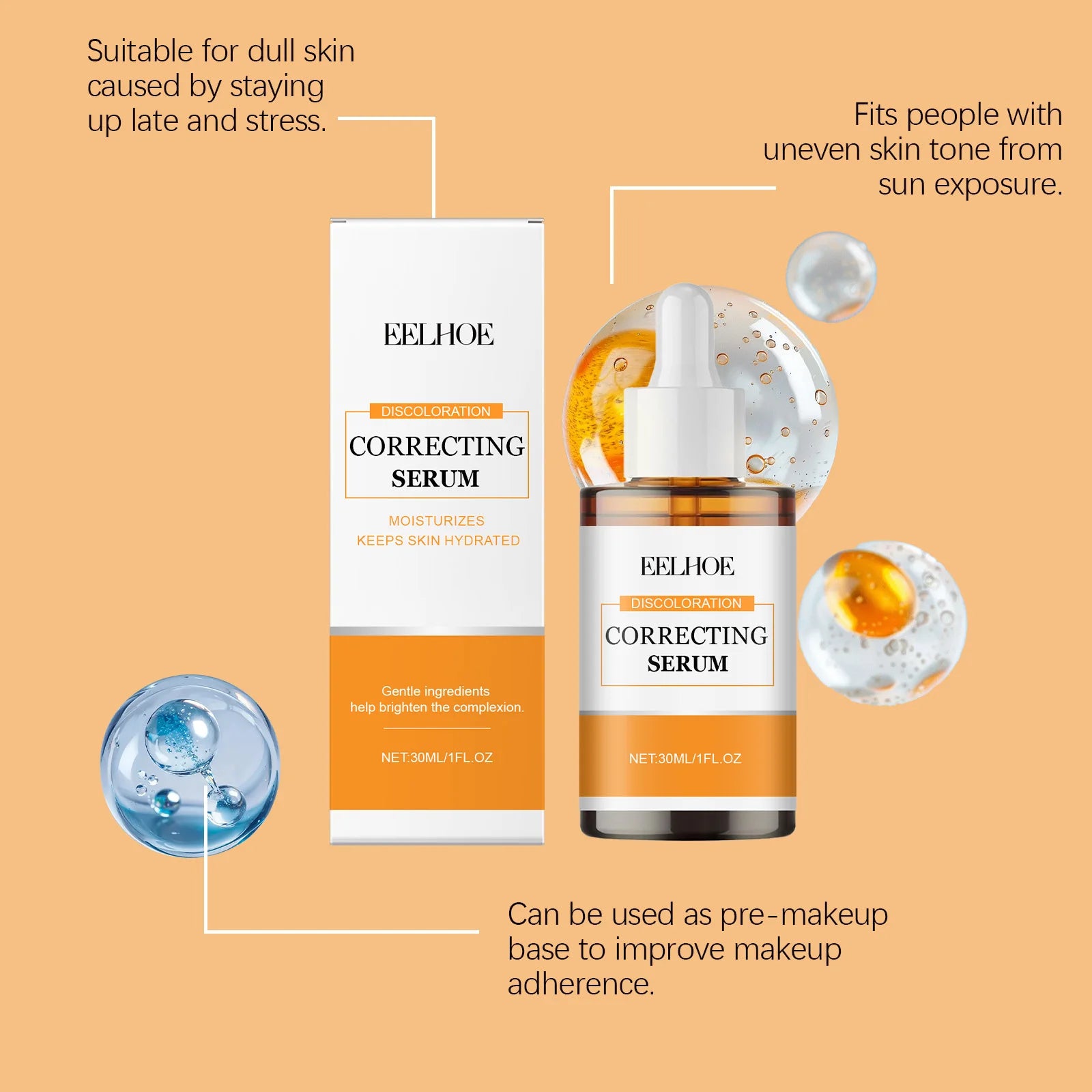 Niacinamide Hydrating Face Serum – Brightening, Skin Repair & Texture Refining Essence